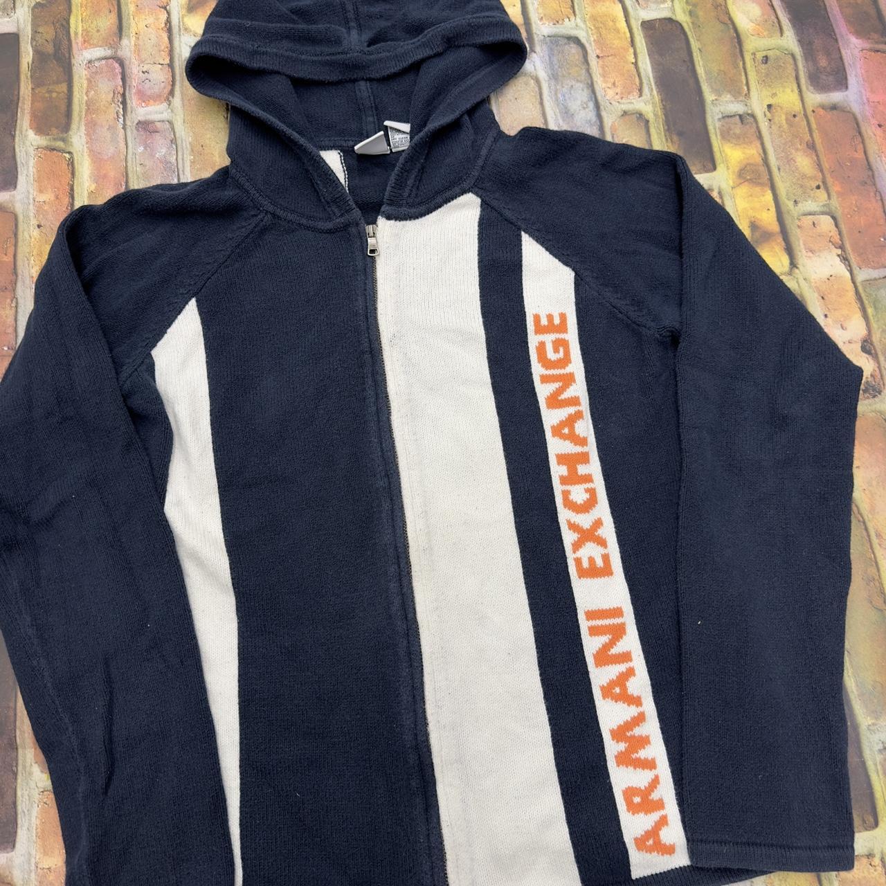 Vintage Armani Exchange hoodie in navy. Y2K early...