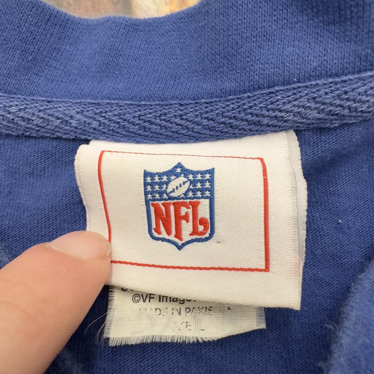 Vintage New York Giants sweatshirt in blue. Y2K - Depop