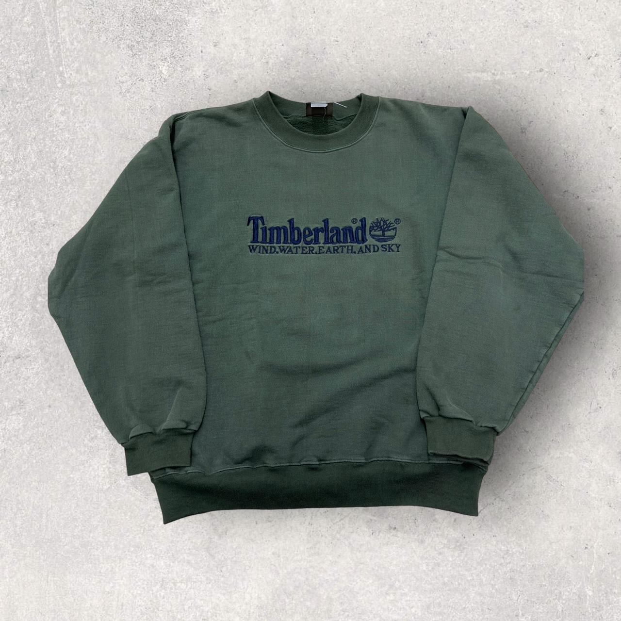 Timberland Men's Green Sweatshirt | Depop