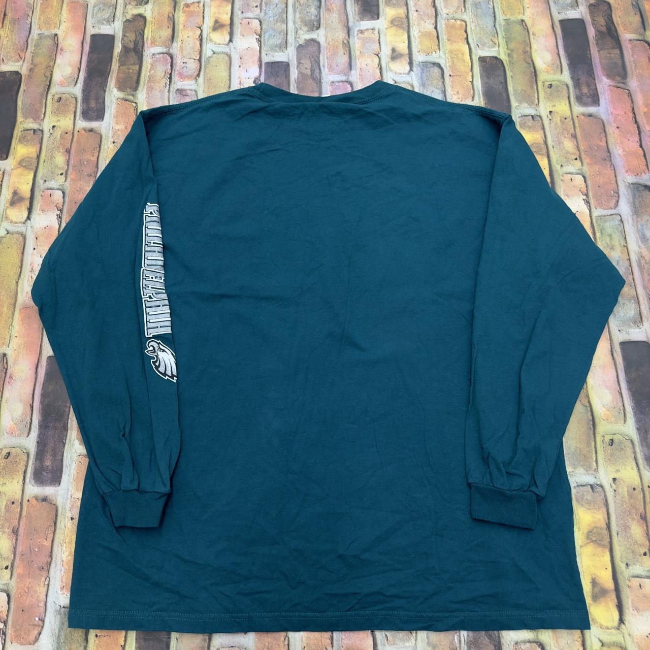 Retro Color Block Philadelphia Eagles Long Sleeve - Depop