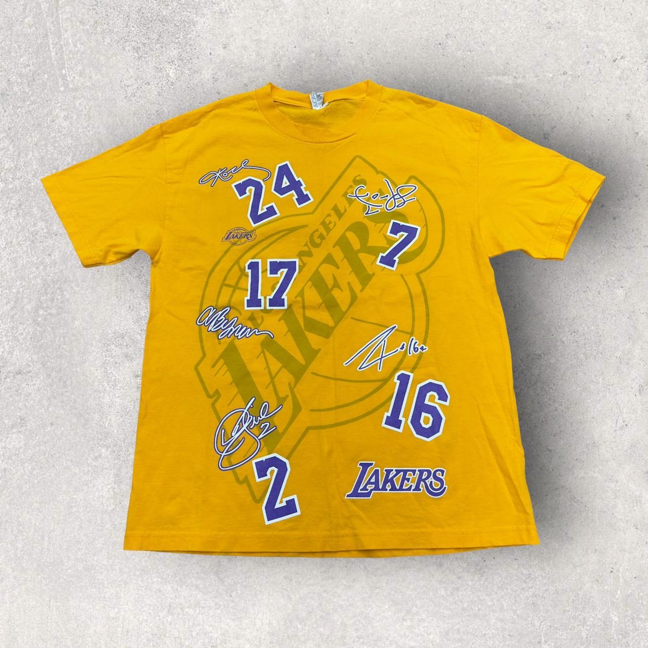 NBA Men's T-Shirt - Yellow - L