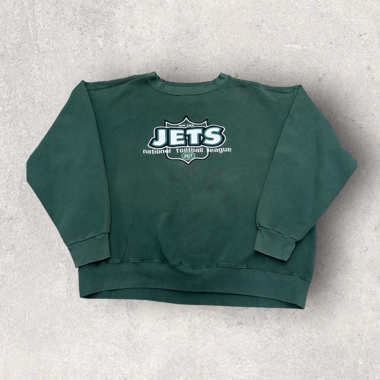 Men's Green New York Jets Retro Sweater