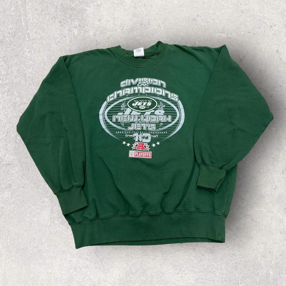 vintage New York jets sweatshirt Vintage Salem - Depop