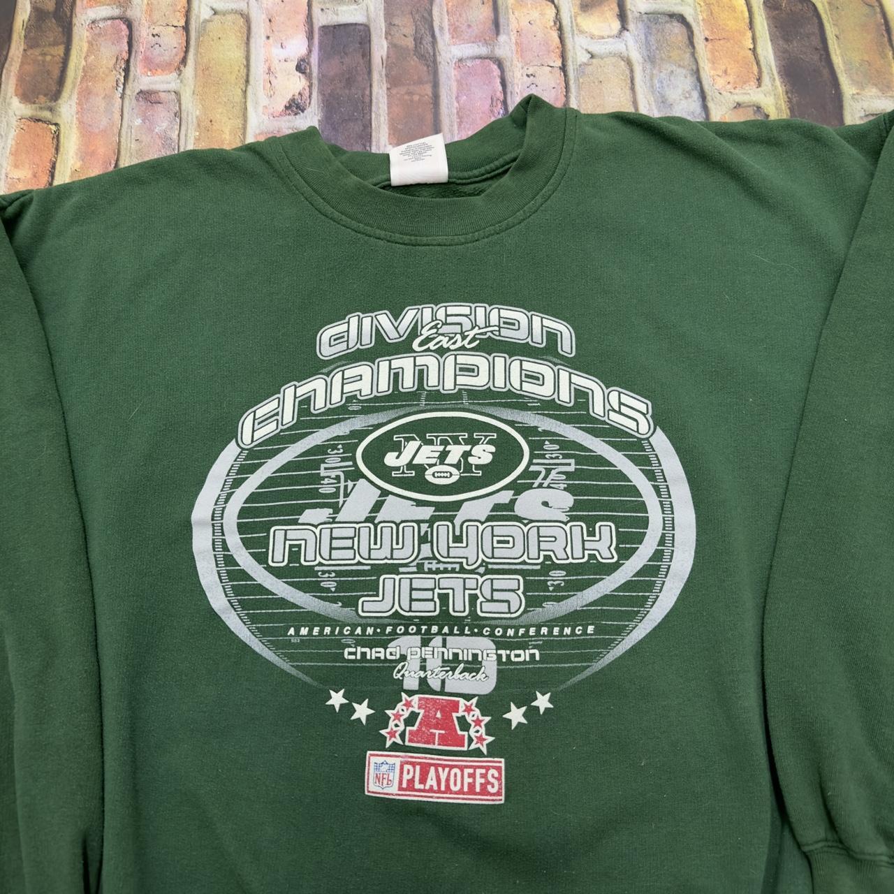 vintage New York jets sweatshirt Vintage Salem - Depop