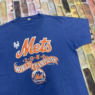 New York Mets MLB 1986 World Series Crewneck - Depop