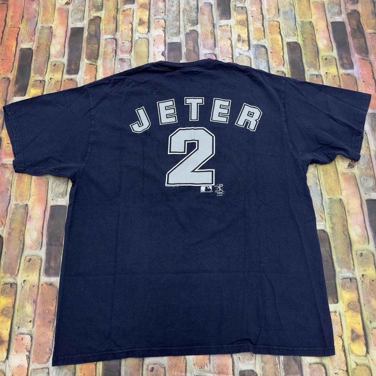 Vintage Lee Sport Derek Jeter New York Yankees T-Shirt Size Men's