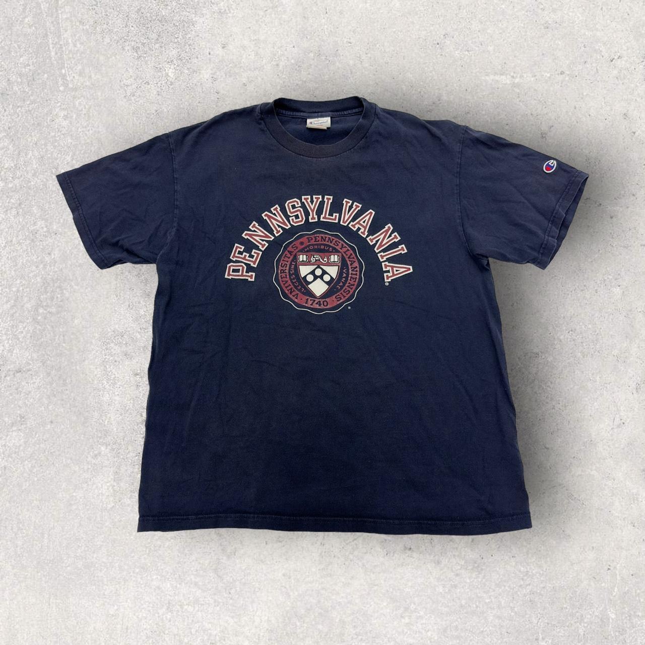 Champion Men's T-Shirt - Navy - L