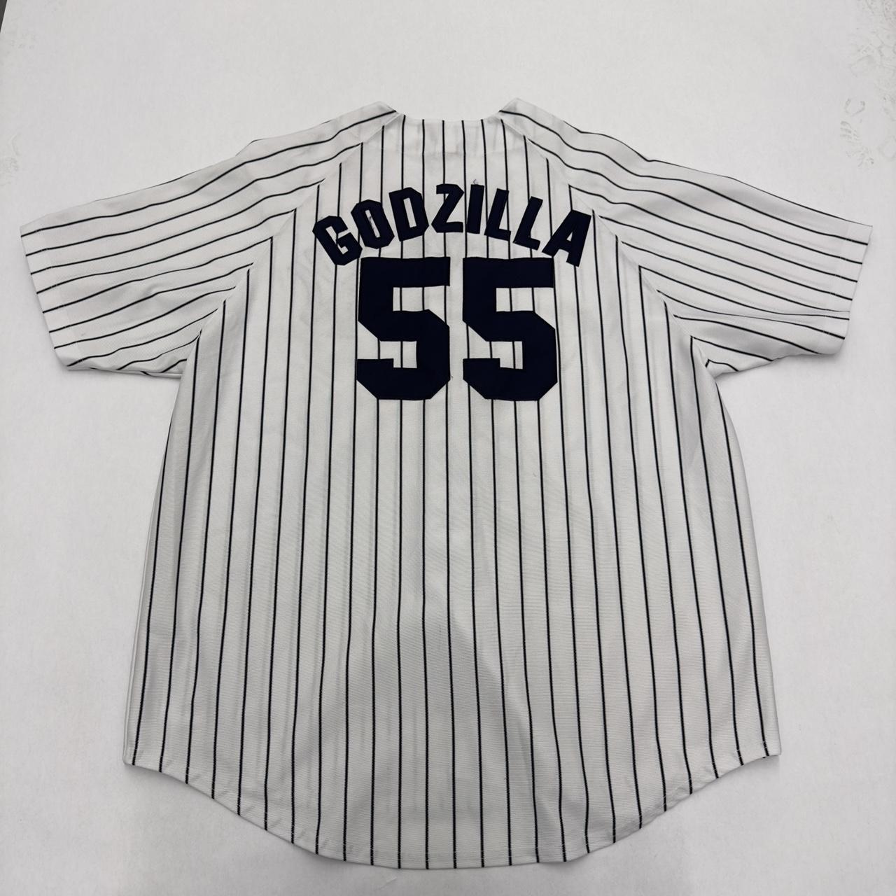 Russell Athletic, Shirts, New York Yankees Godzilla Hideki Matsui Jersey  Mens Size Xl Russell