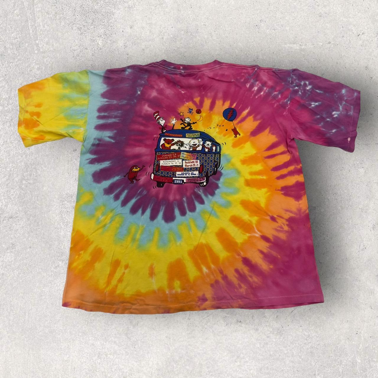 Grateful Dead Oakland Athletics Tie Dye T-shirt