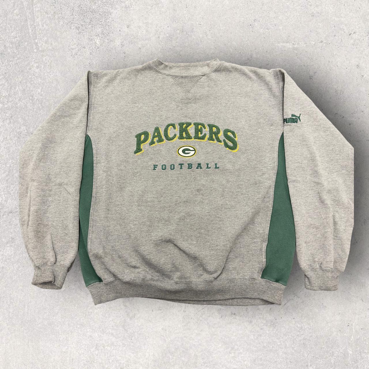 Vintage Packers Sweatshirt Green Bay Packers - Depop