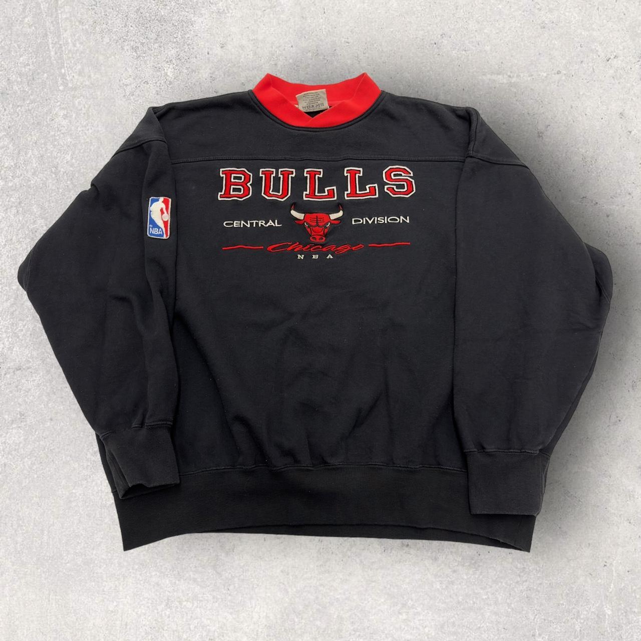 Vintage Lee Sport Chicago Bulls NBA Crewneck Sweatshirt Size XL Gray