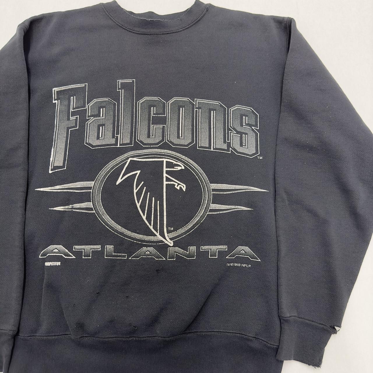 90s' Atlanta Falcons T-Shirt! crazy color and - Depop