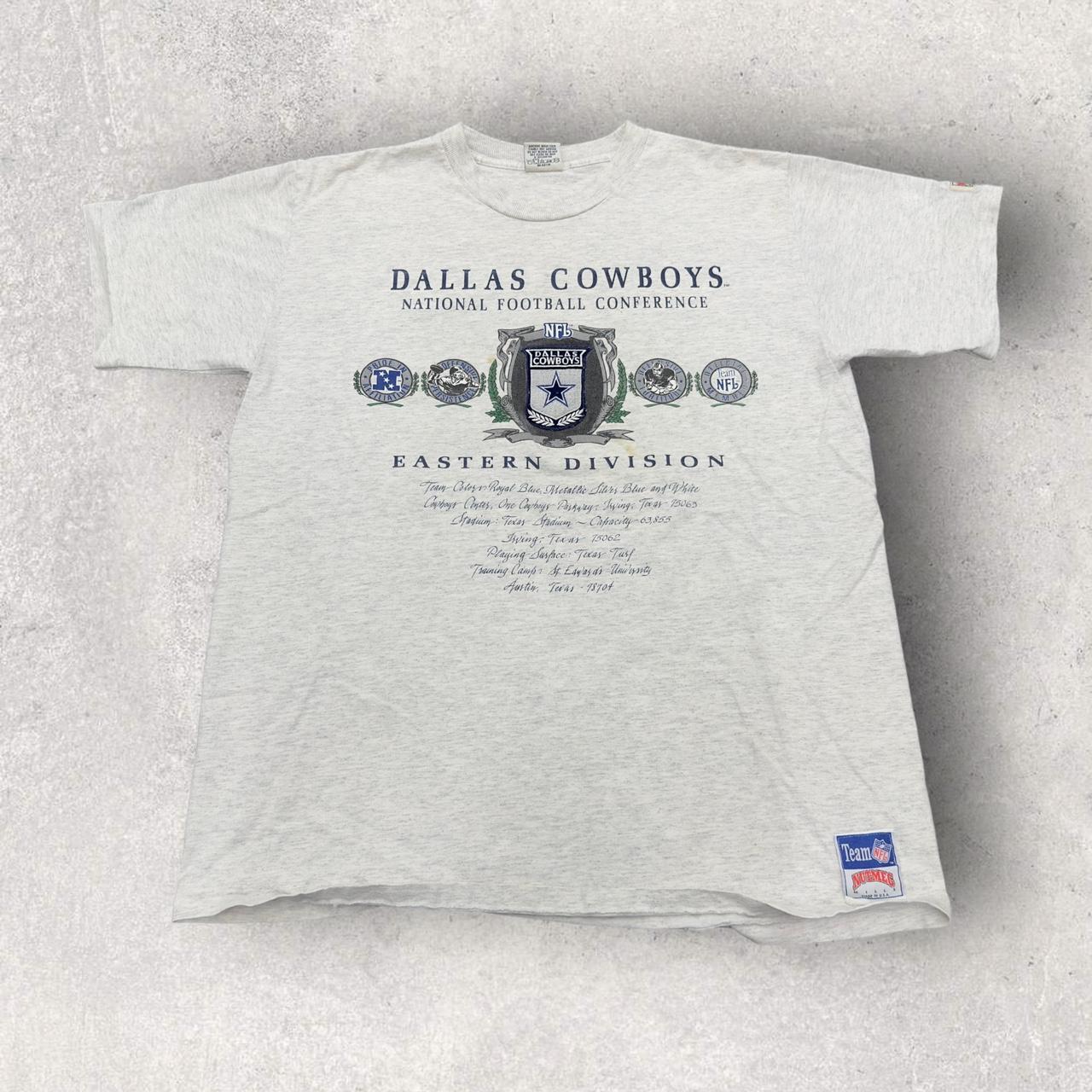 Vintage 90's Dallas Cowboys Training Camp White T Shirt 