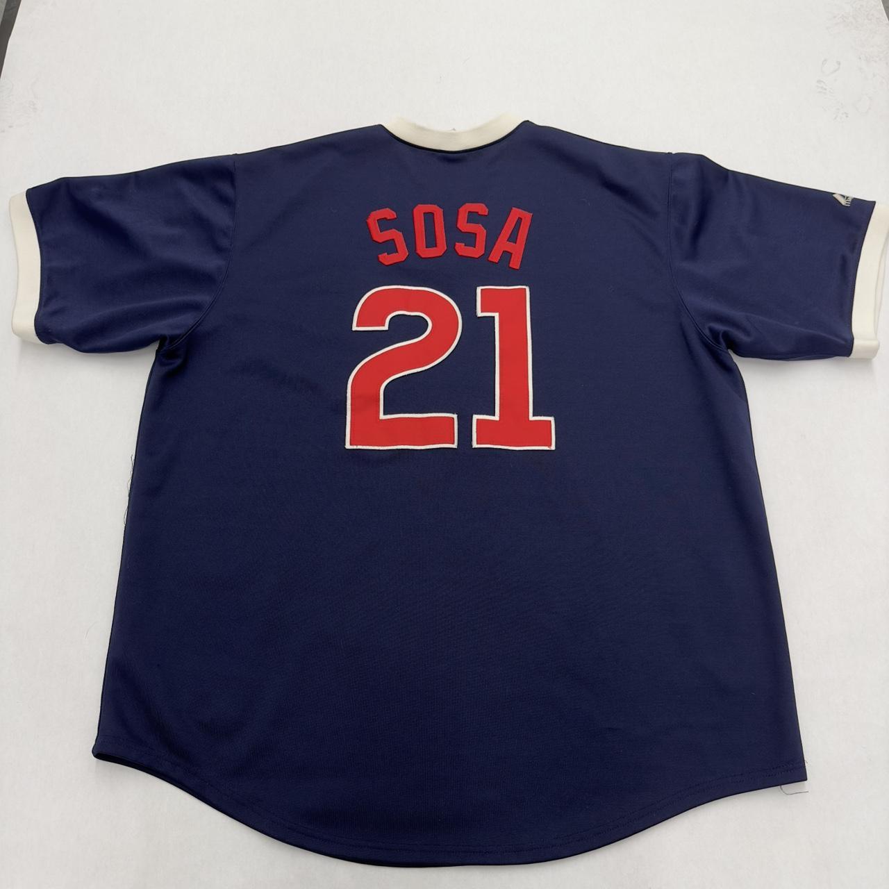 Official Majestic Cubs Sammy Sosa jersey Size - Depop