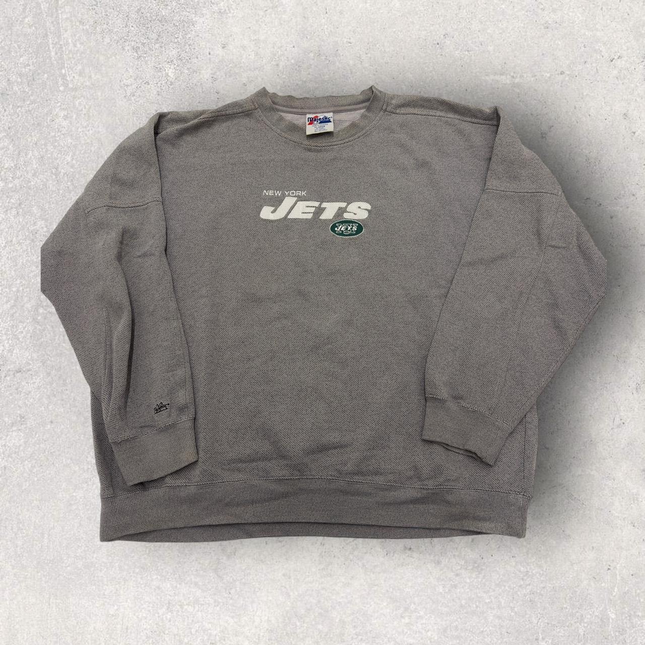 Vintage 00s Stone Majestic NY Jets Sweatshirt - X-Large Cotton– Domno  Vintage