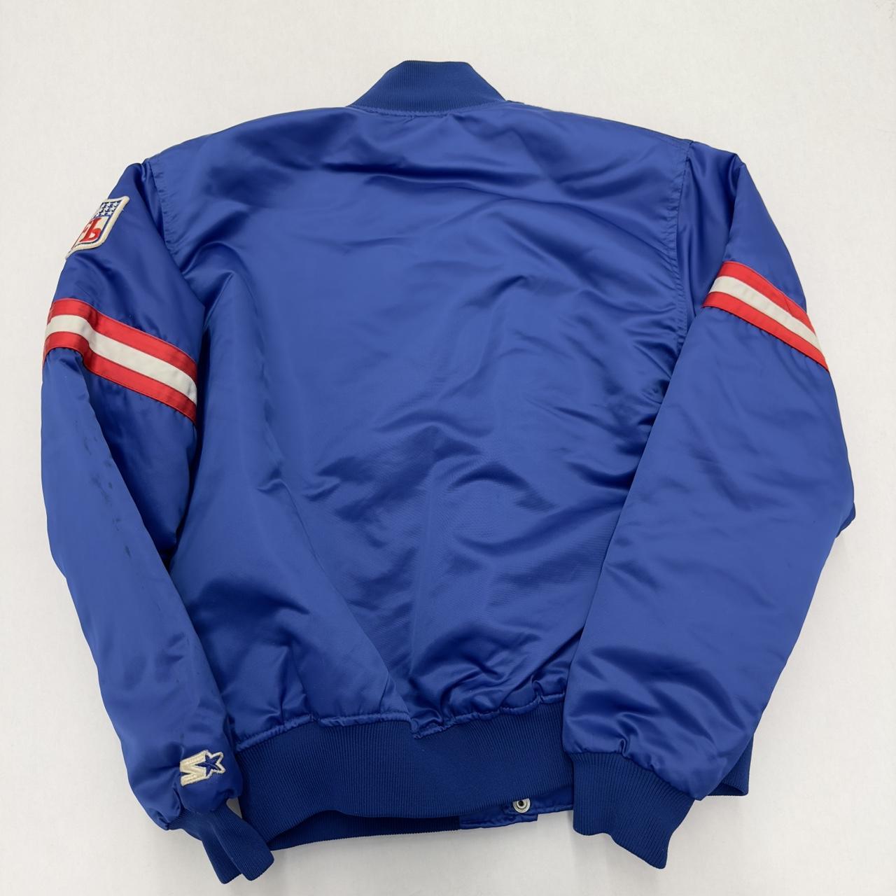 Vintage Starter New York Giants bomber jacket in - Depop