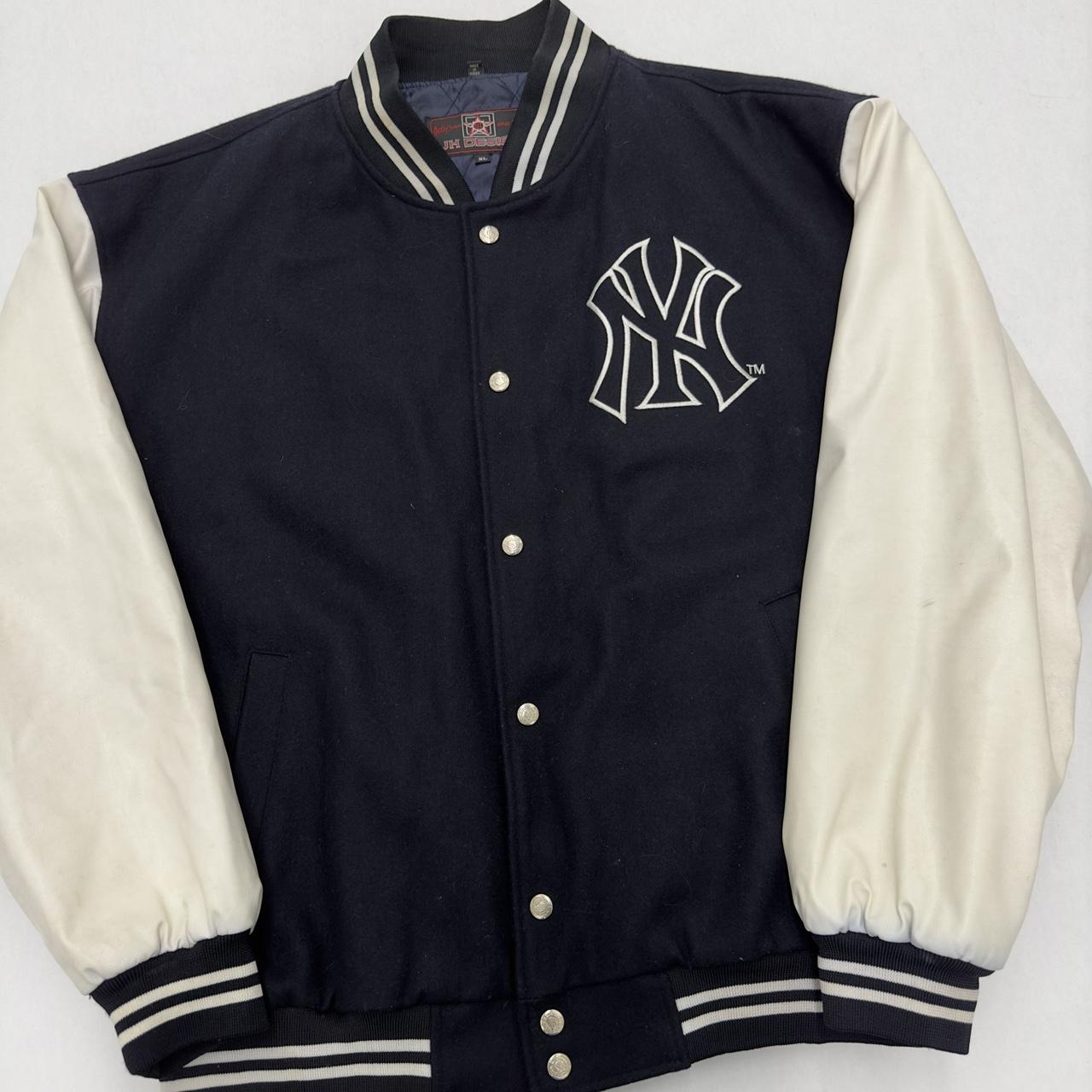 Vintage New York NY Yankees Jeff Hamilton Varsity - Depop