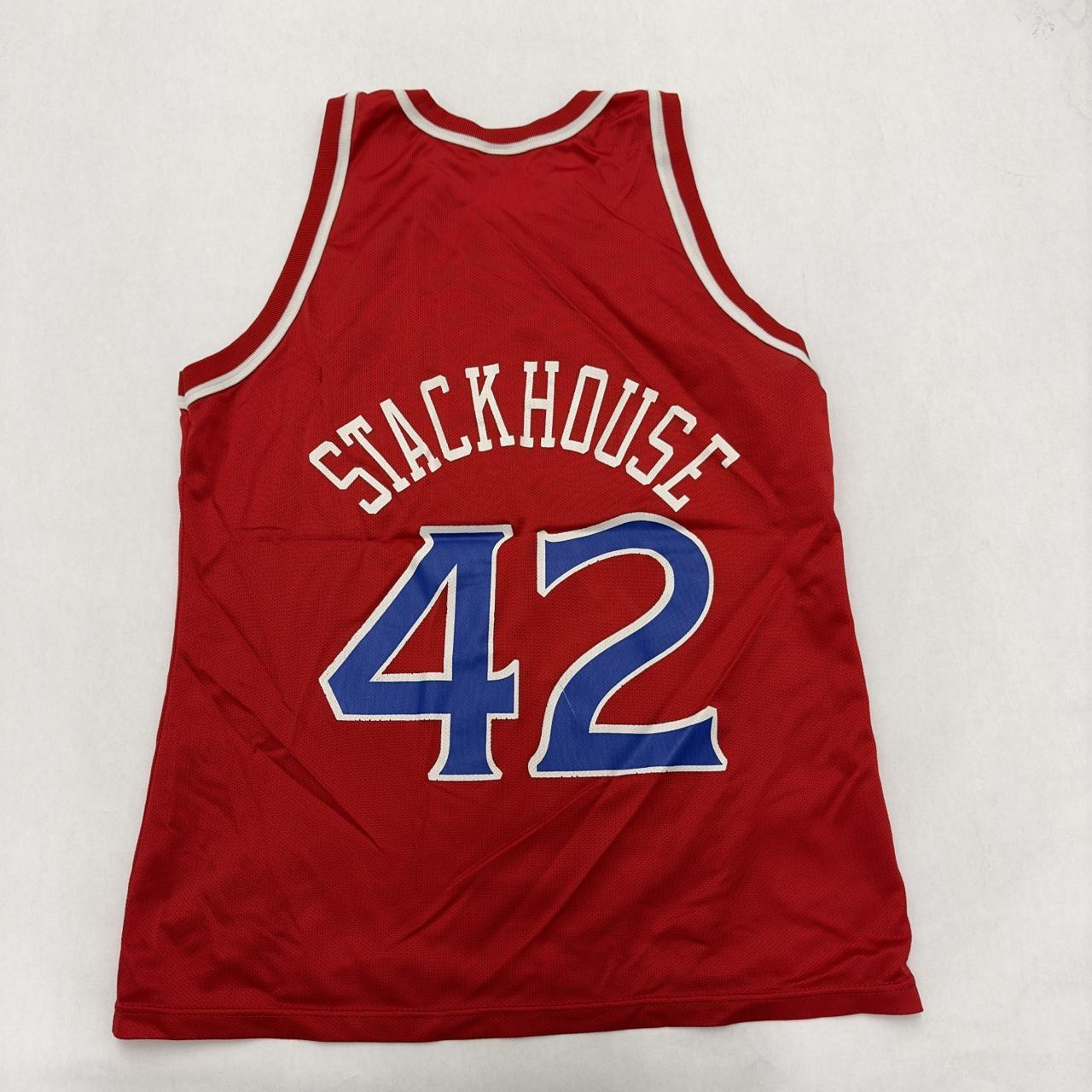 Vintage Champion Philadelphia 76ers Jerry Stackhouse... - Depop