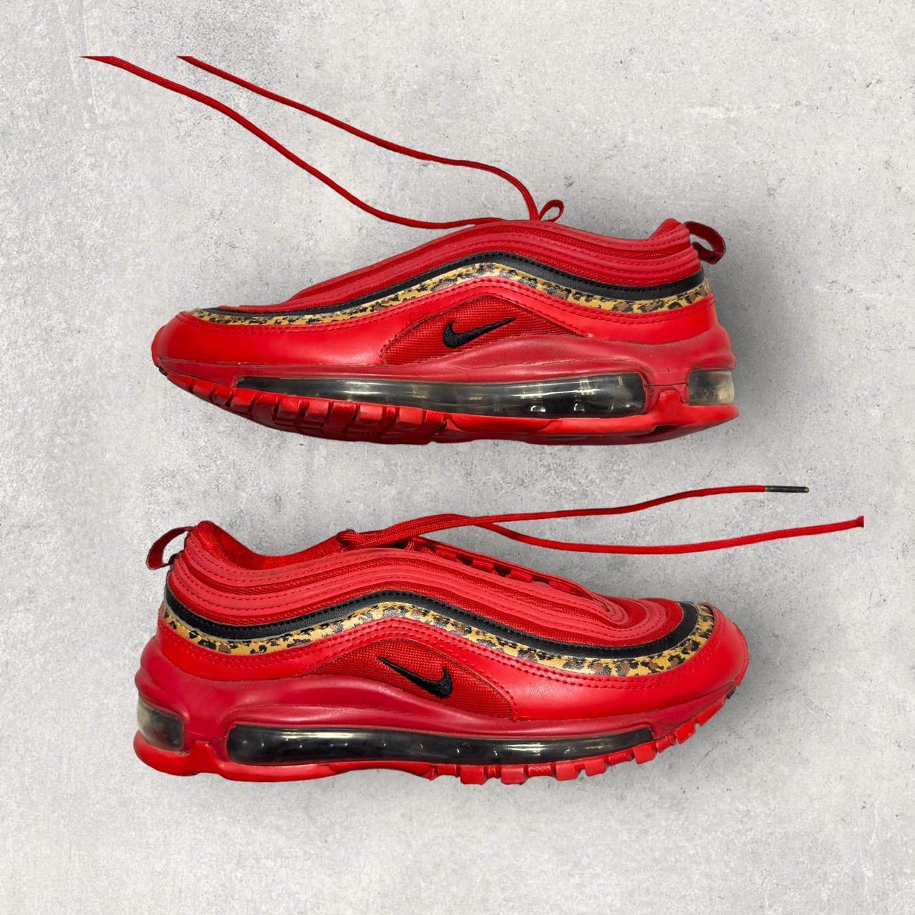 Nike air fashion max 97 red and leopard