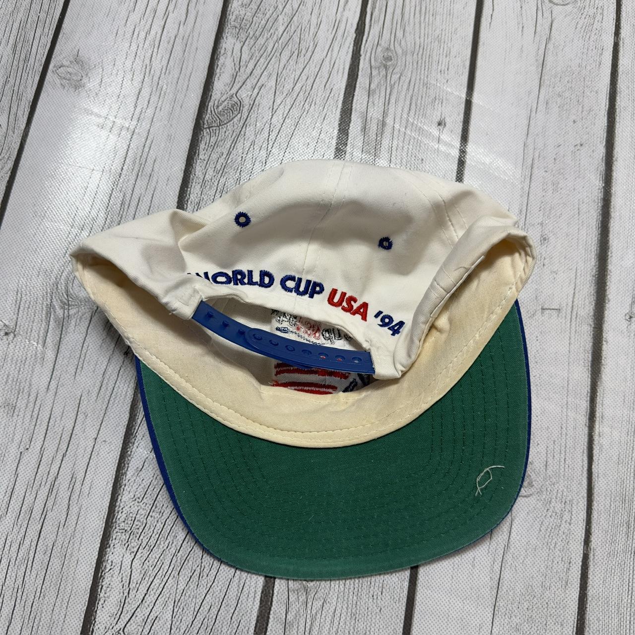 Vintage 1994 FIFA World Cup USA hat in white. Shows... Depop
