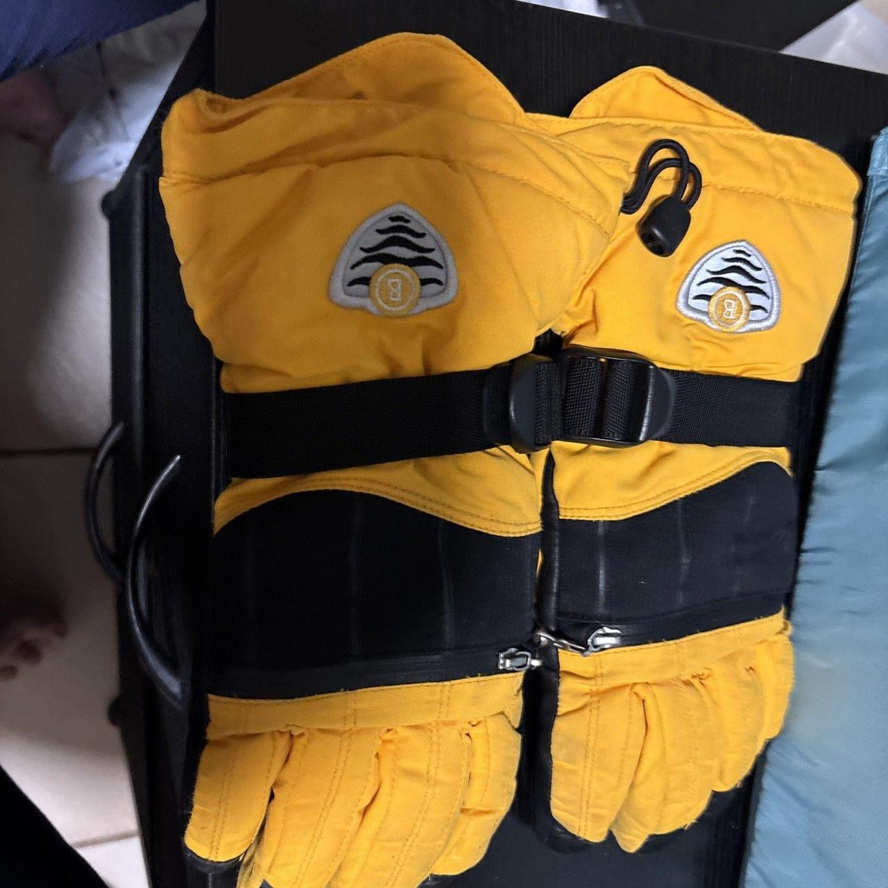 Source Unknown Men's Gloves - Yellow – The Booner… - image 1