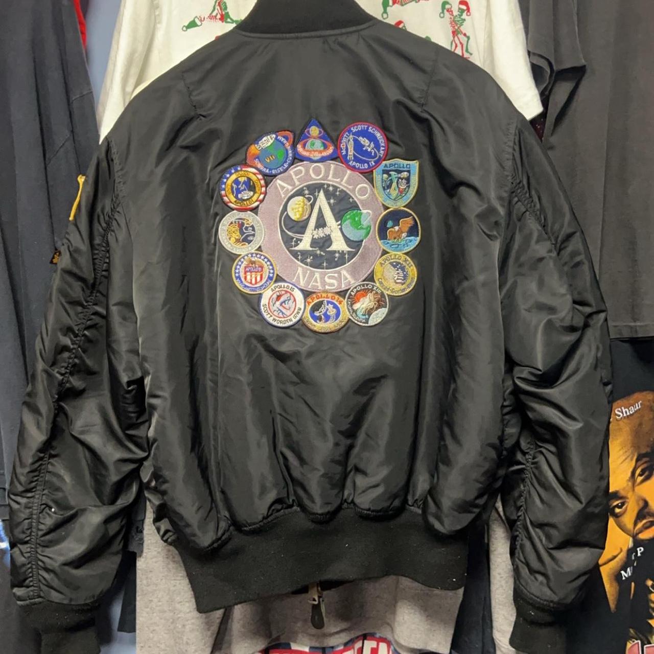 ALPHA INDUSTRIES NASA APOLLO MA 1 BOMBER JACKET. Depop