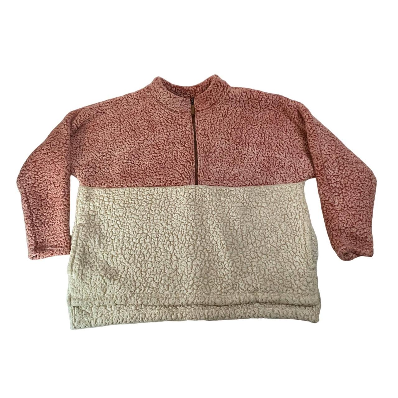 Time Tru Fleece Quarter Zip Sweatshirt w/