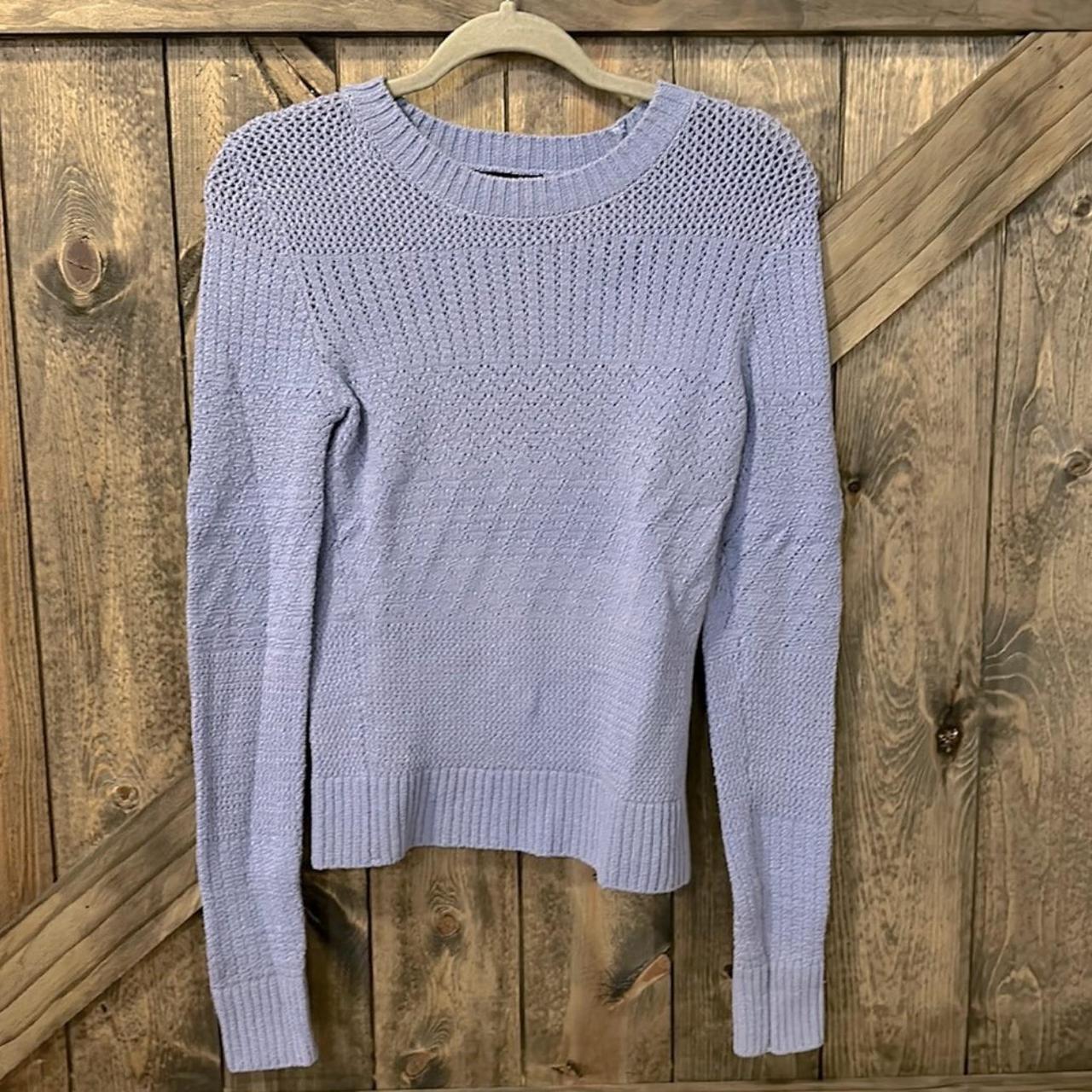 Forever 21 light blue sweater so cute and preppy Depop