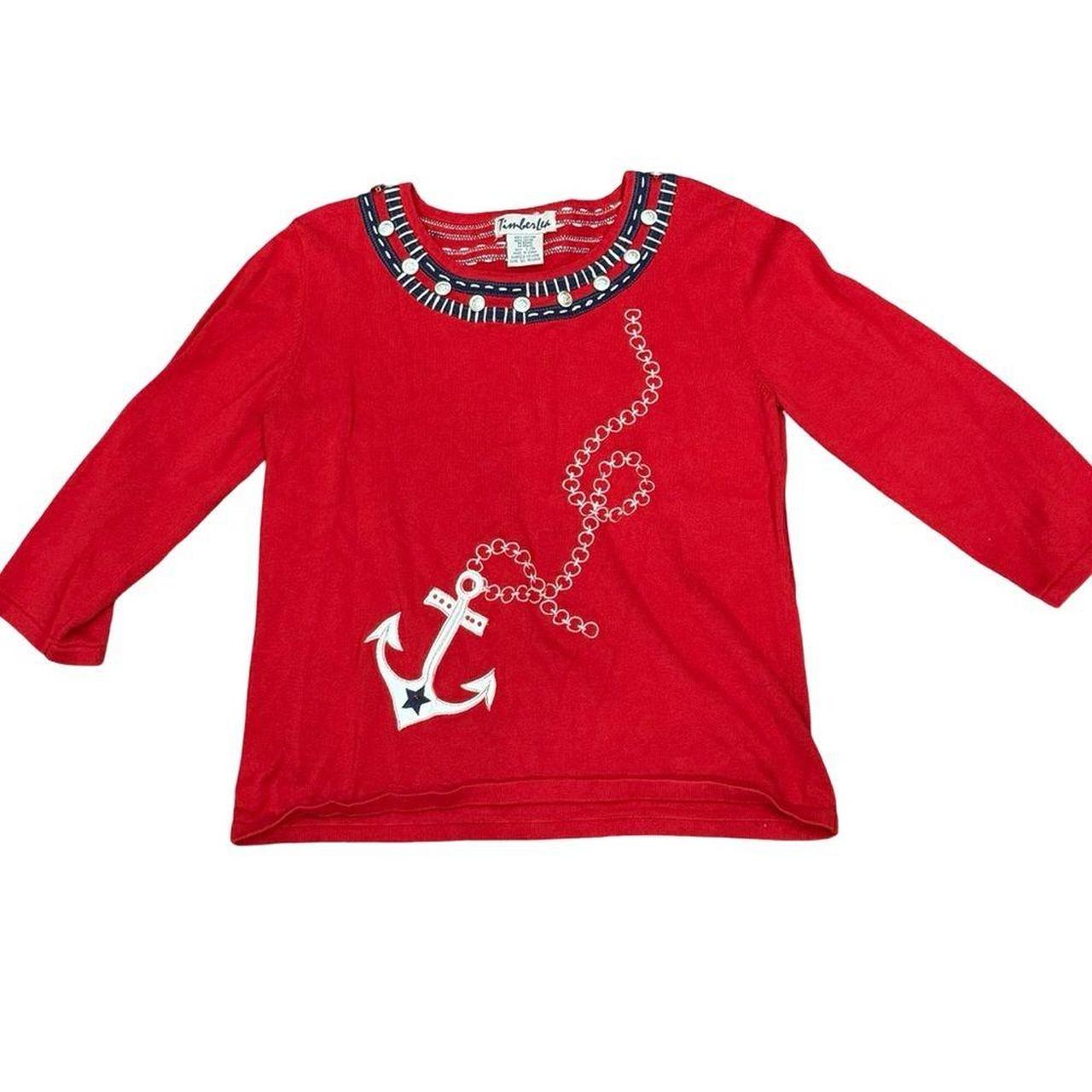 Source Unknown Women's Sweater - Red - L – Timber… - image 1