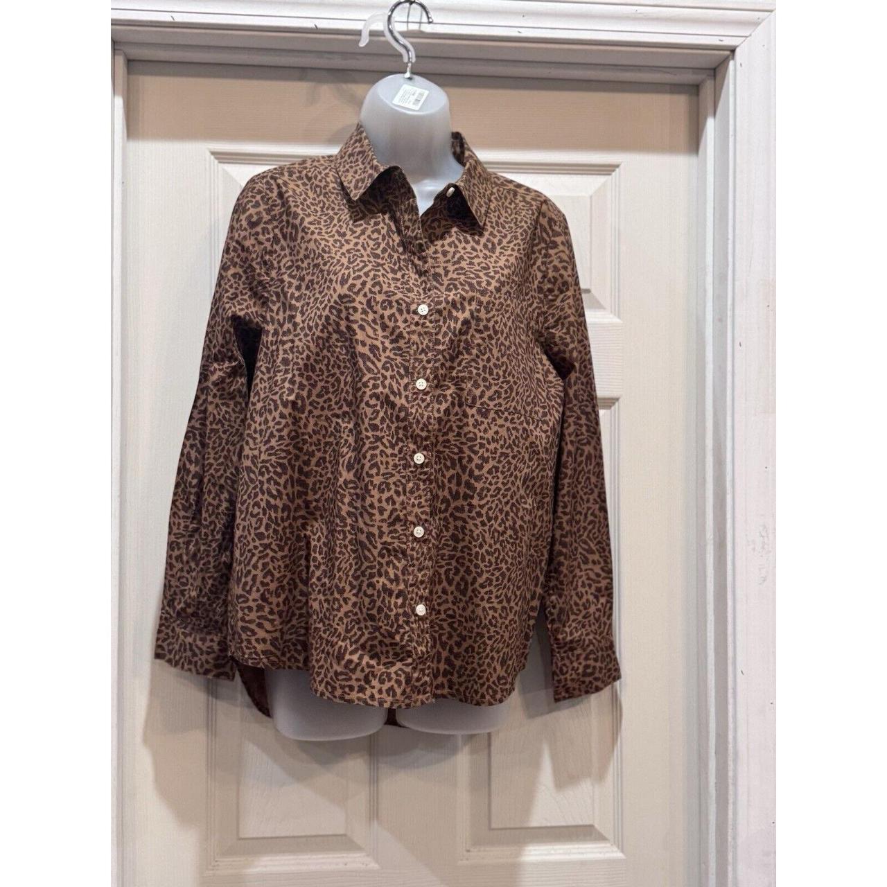 Source Unknown Women's Blouse - Brown - L – Style… - image 1