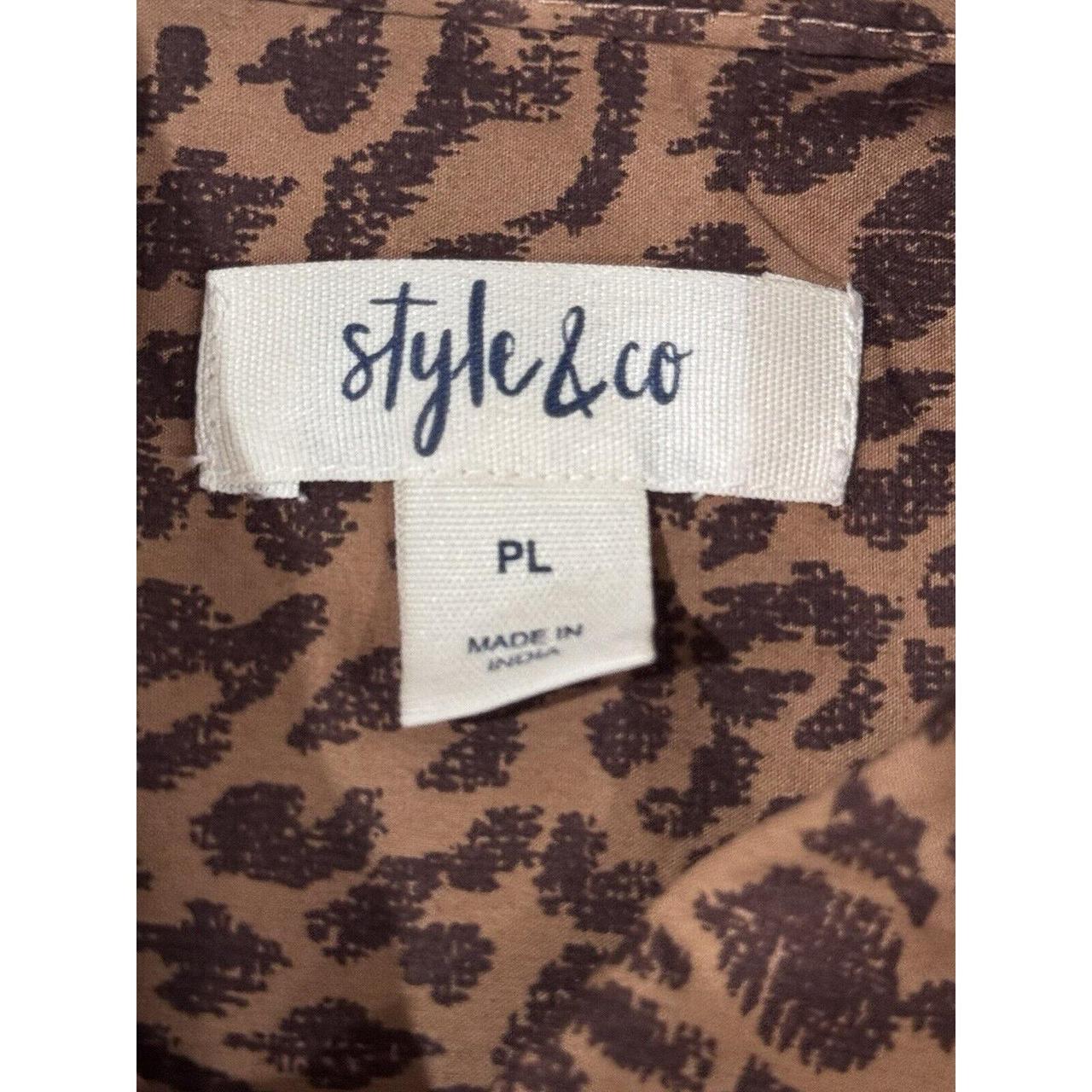 Source Unknown Women's Blouse - Brown - L – Style… - image 5