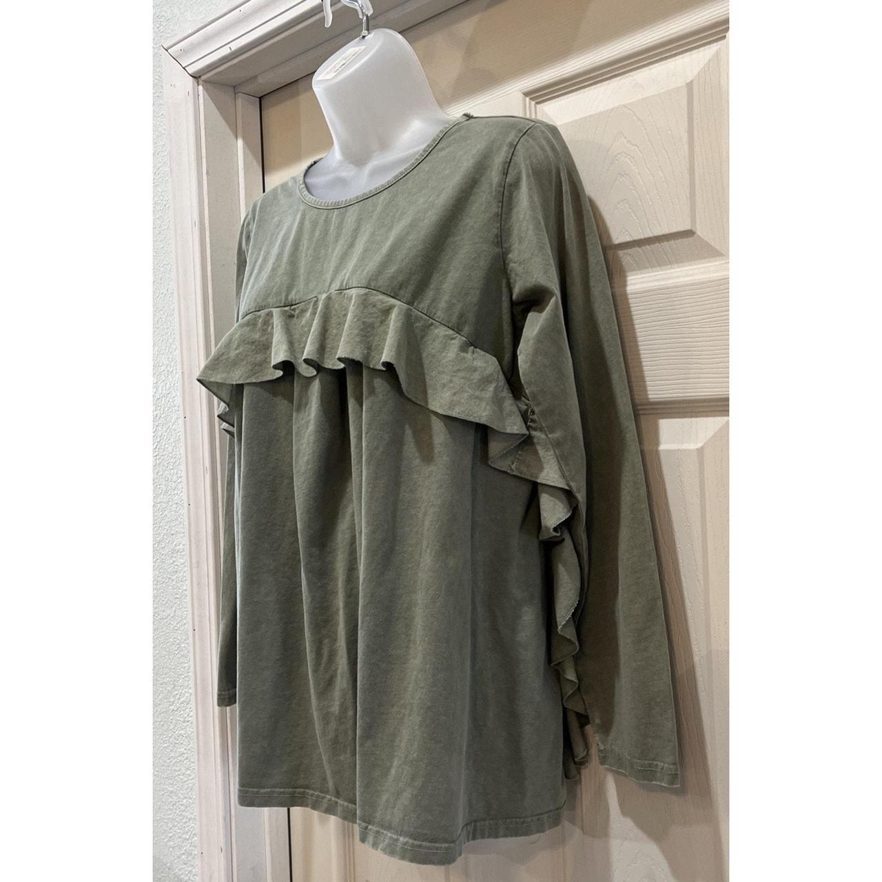 Source Unknown Women's Blouse - Green - S – Easel… - image 3