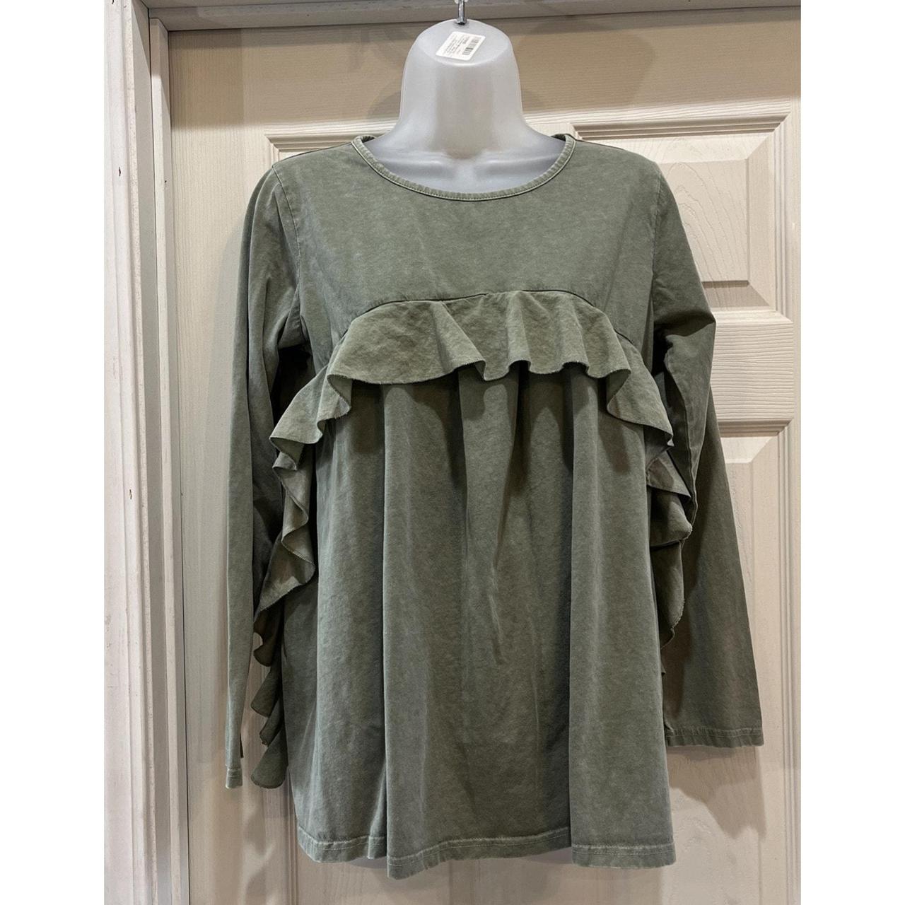 Source Unknown Women's Blouse - Green - S – Easel… - image 1