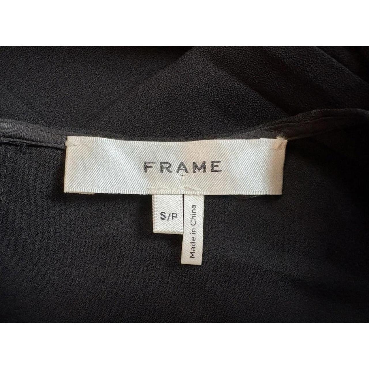 Frame Women's Top - Black - S – #FRAME Flutter-Sl… - image 5