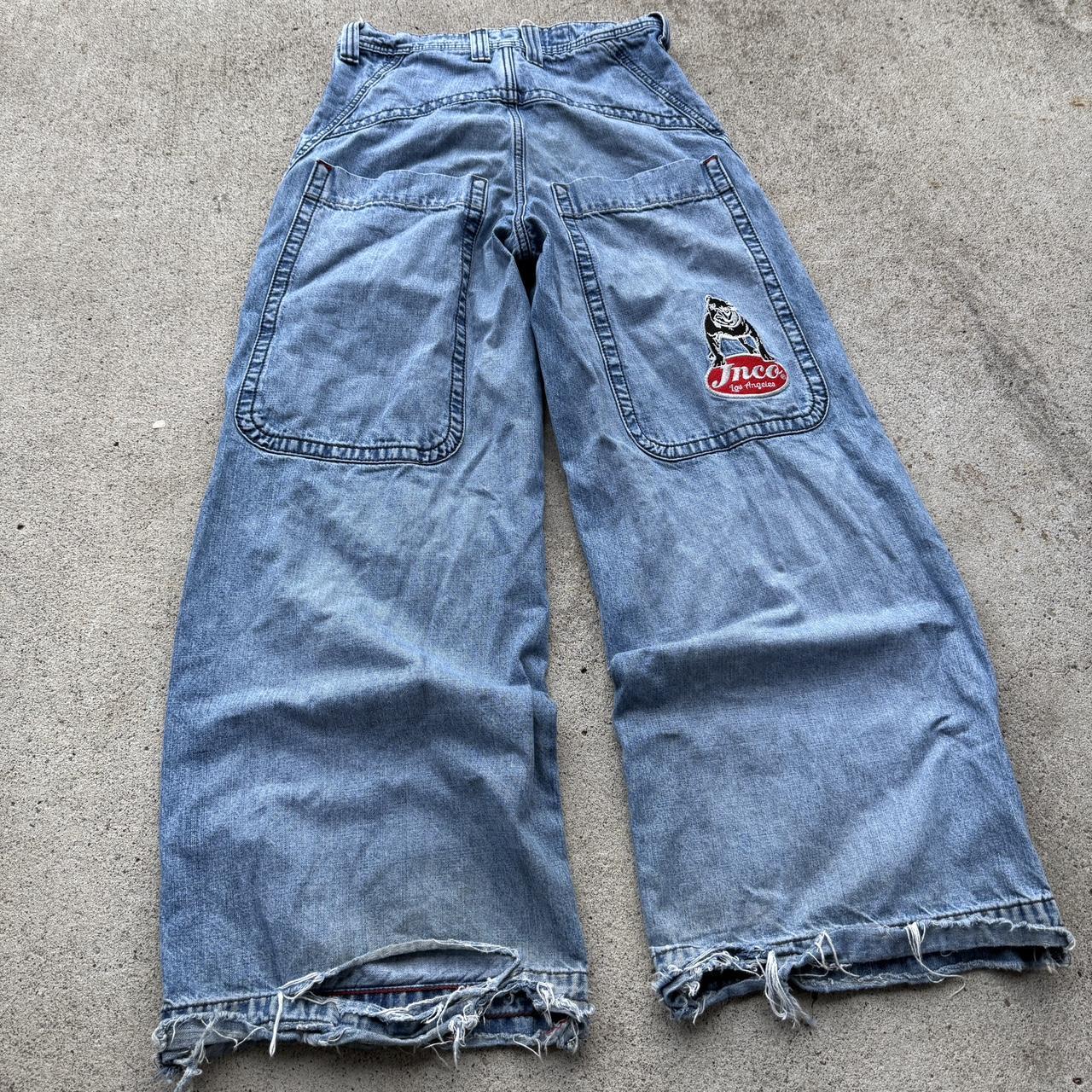 Vintage 90's JNCO Skunk🦨 28×30 Hearing | Depop