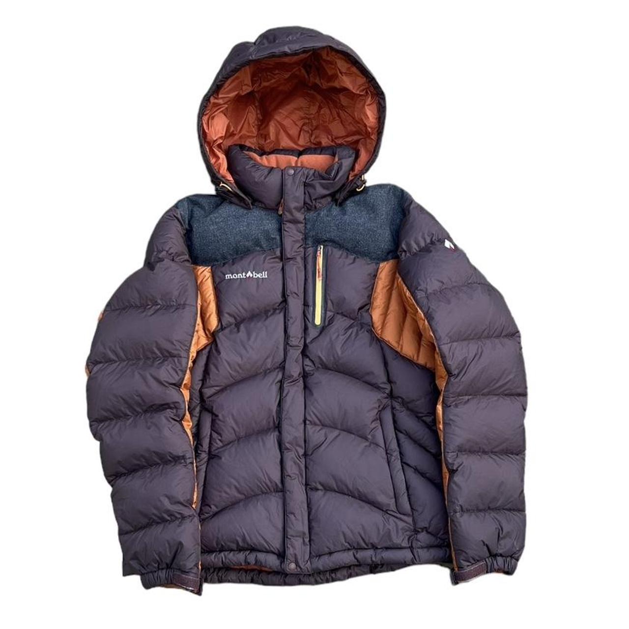 Mont bell vintage brown puffer jacket 💫 Size Large... - Depop