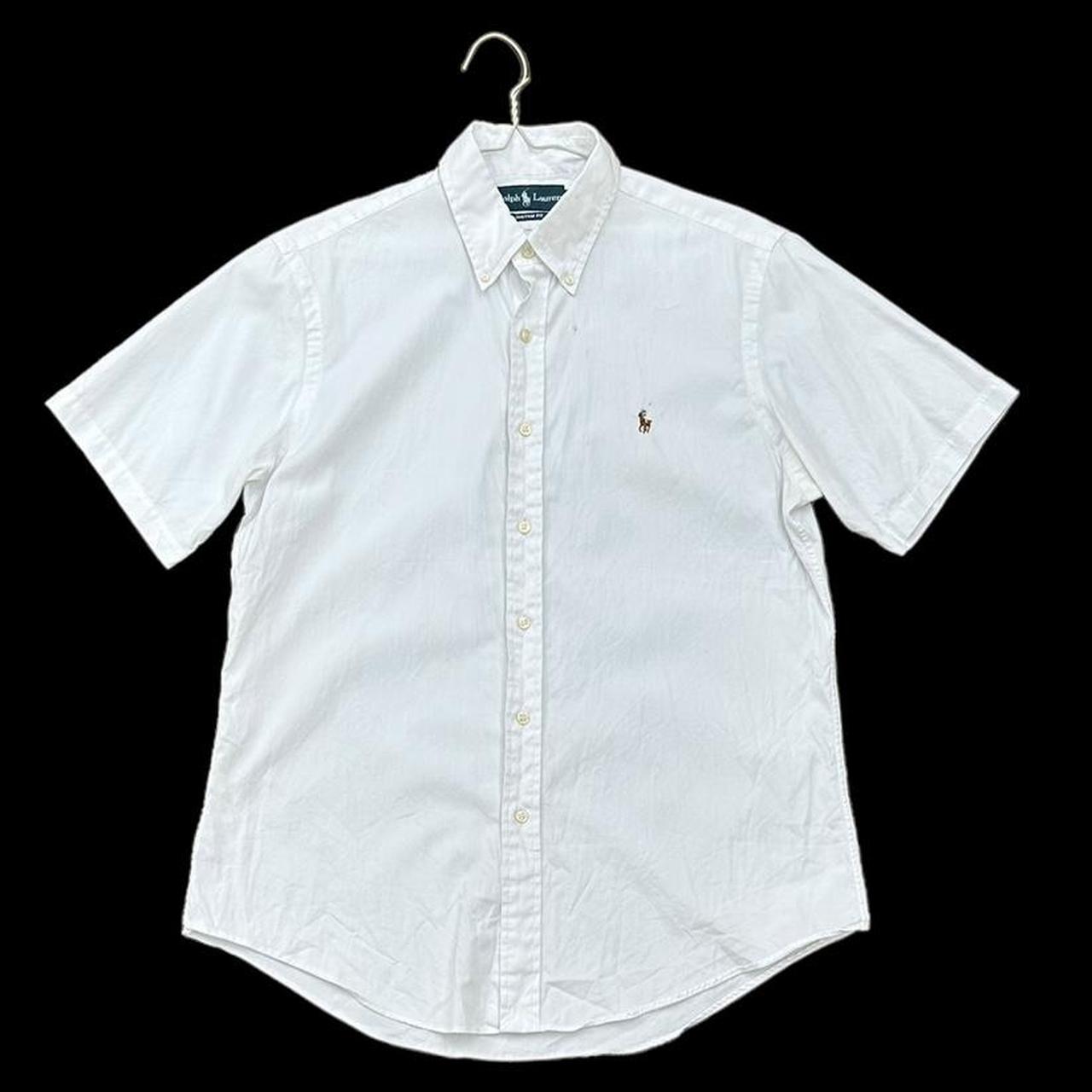 Ralph Lauren short sleeve white shirt Size medium