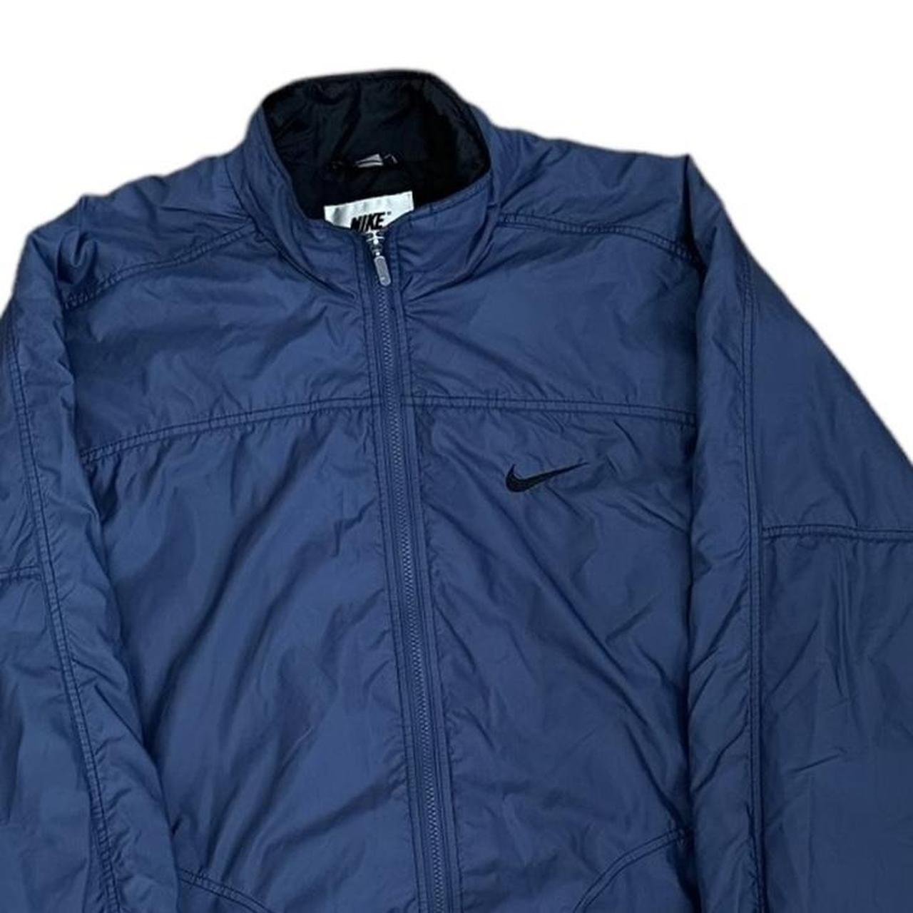 navy blue vintage nike windbreaker