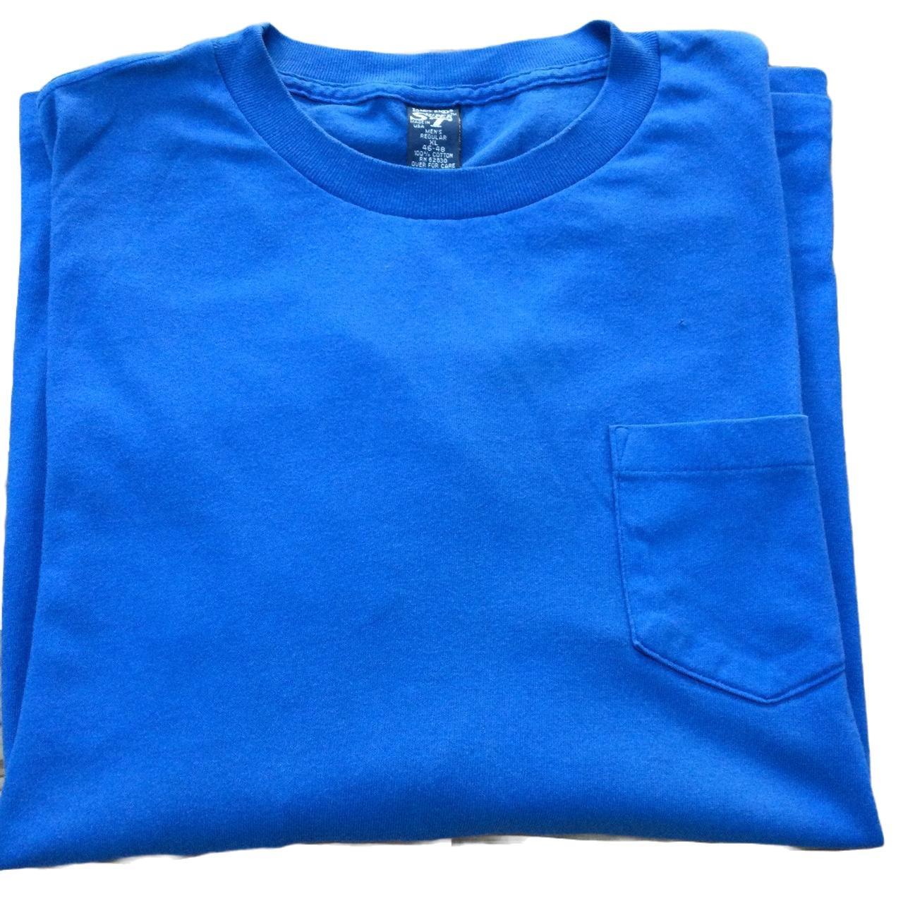 Lands' End Men's Blue Tshirt Depop