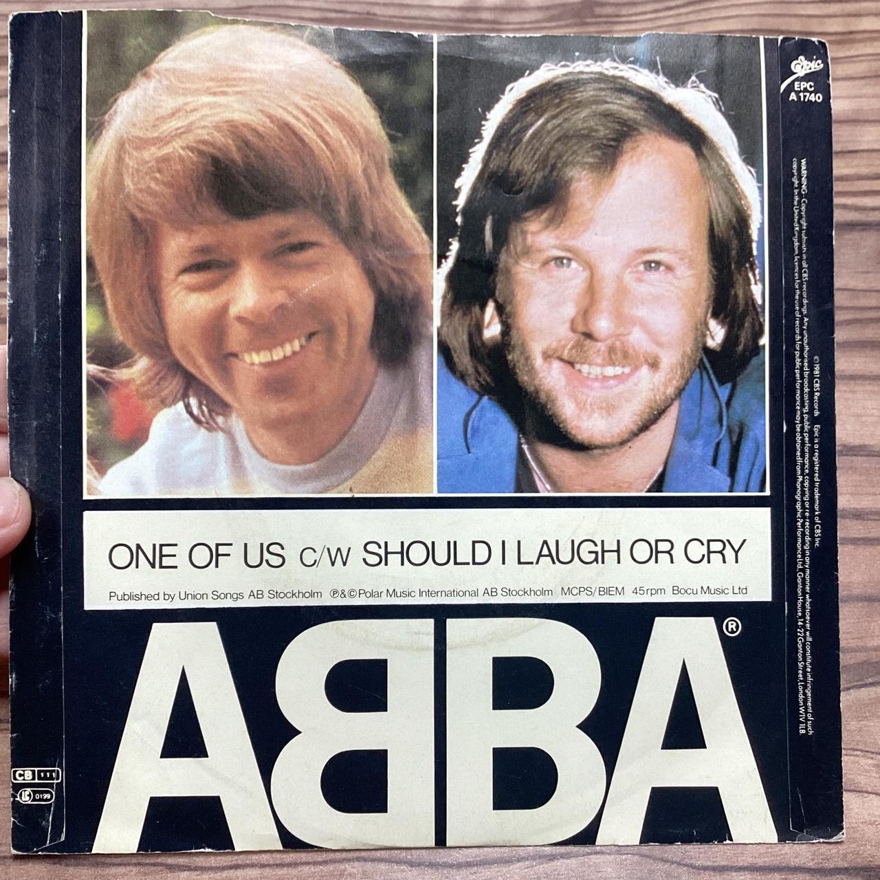 ABBA One Of Us Vintage Vinyl 7 inch single by... - Depop
