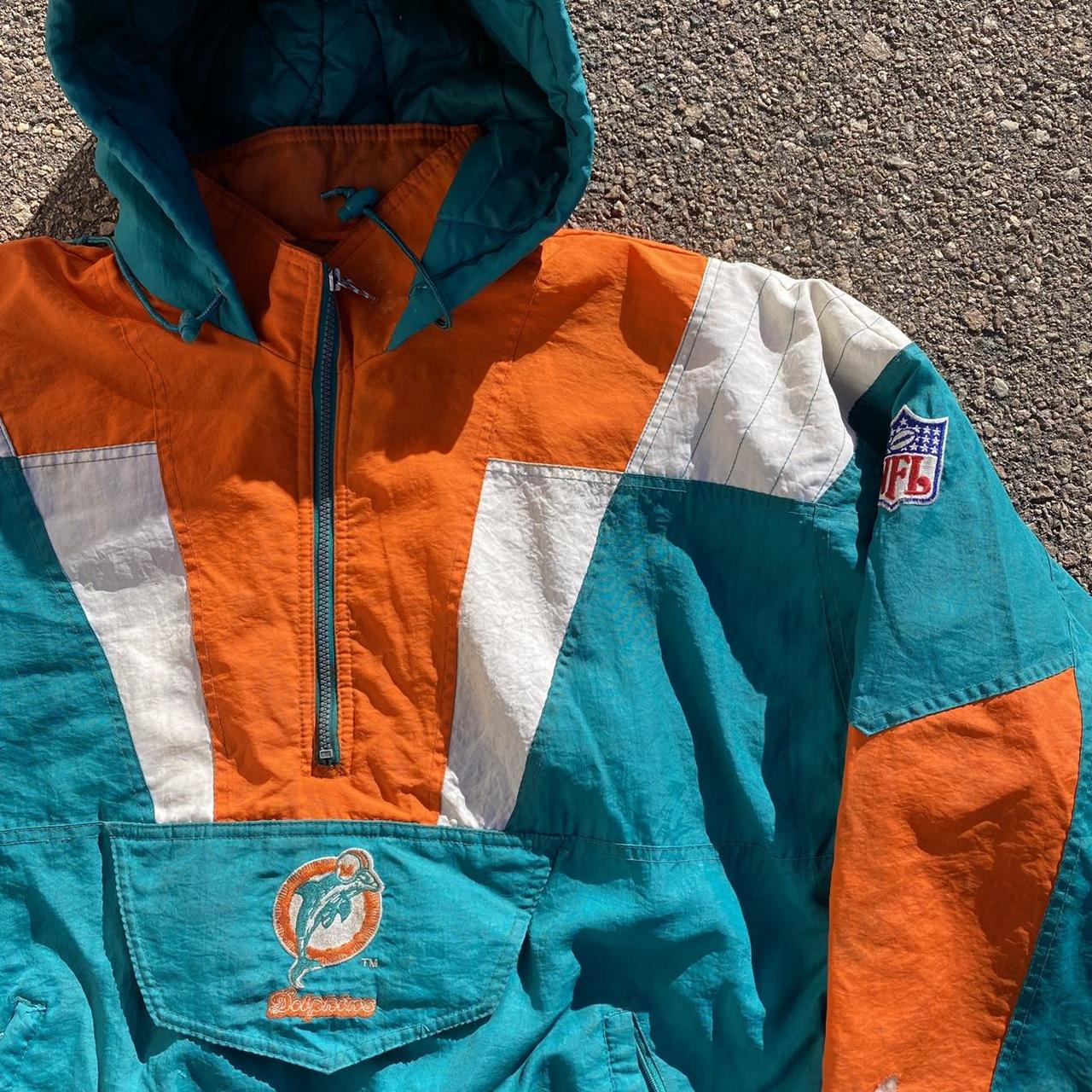 Vintage 90s Miami Dolphins Starter Jacket NFL... - Depop