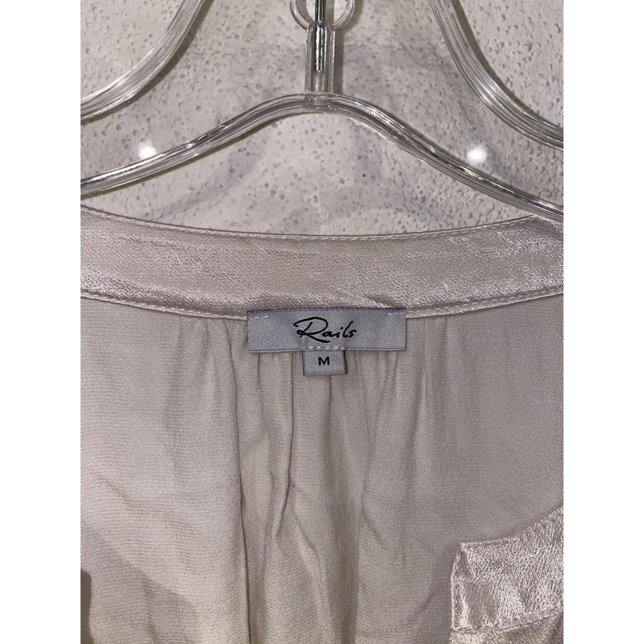 Rails Women's Blouse - Cream/White - M – Rails Wy… - image 2