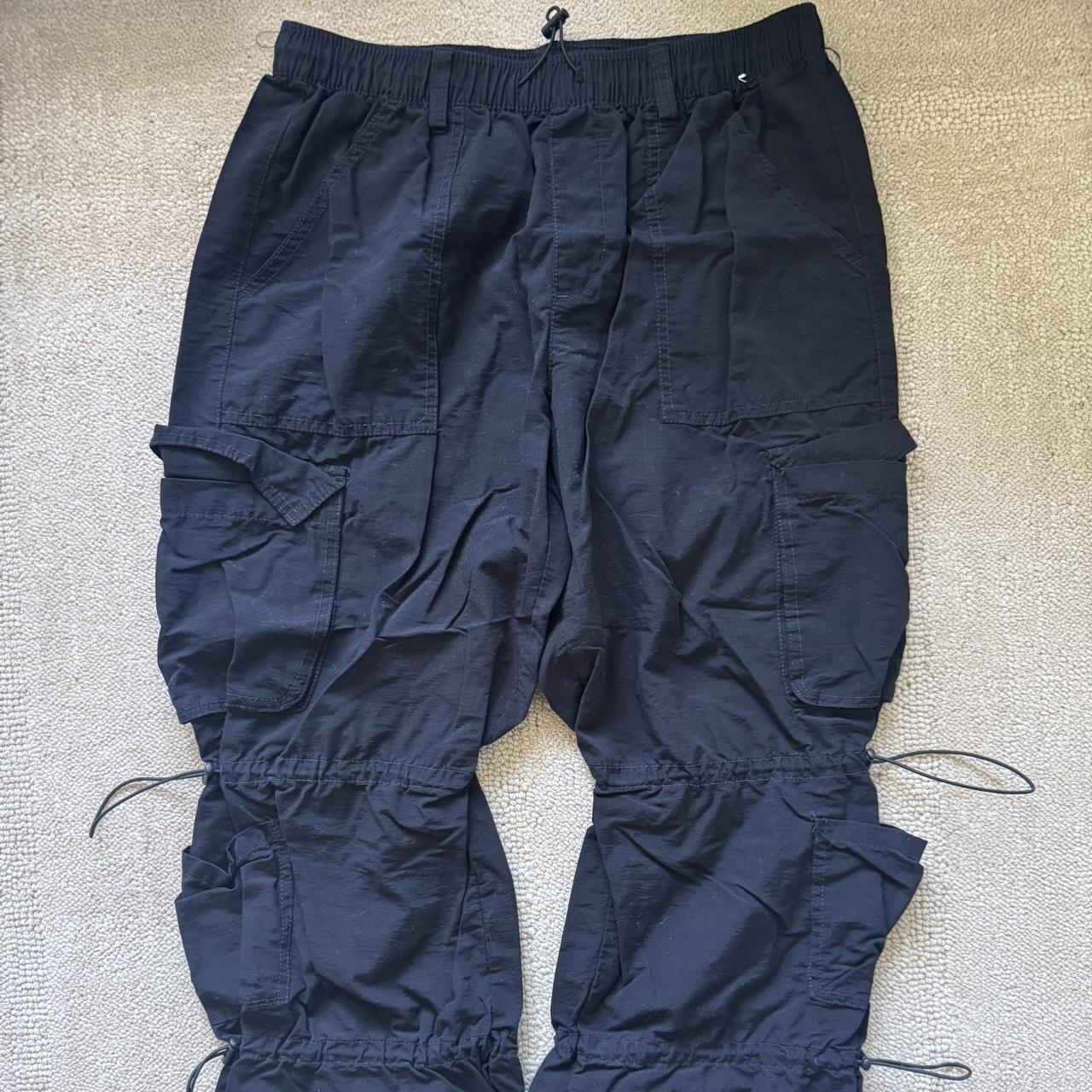 Aeropostale Women's Cargo Pants Black/Navy M – Black