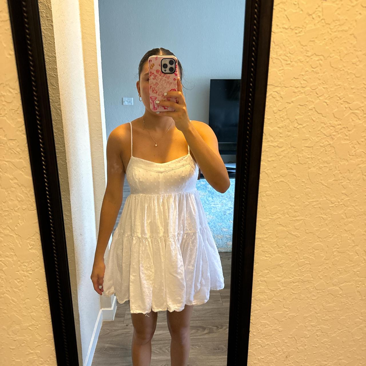 American eagle white dress online