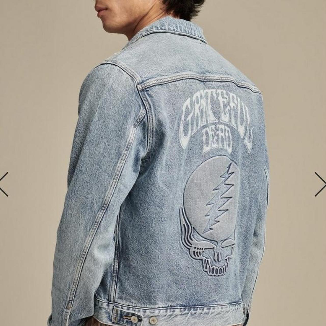 GRATEFUL DEAD X LUCKY BRAND DENIM JACKET BRAND | Depop