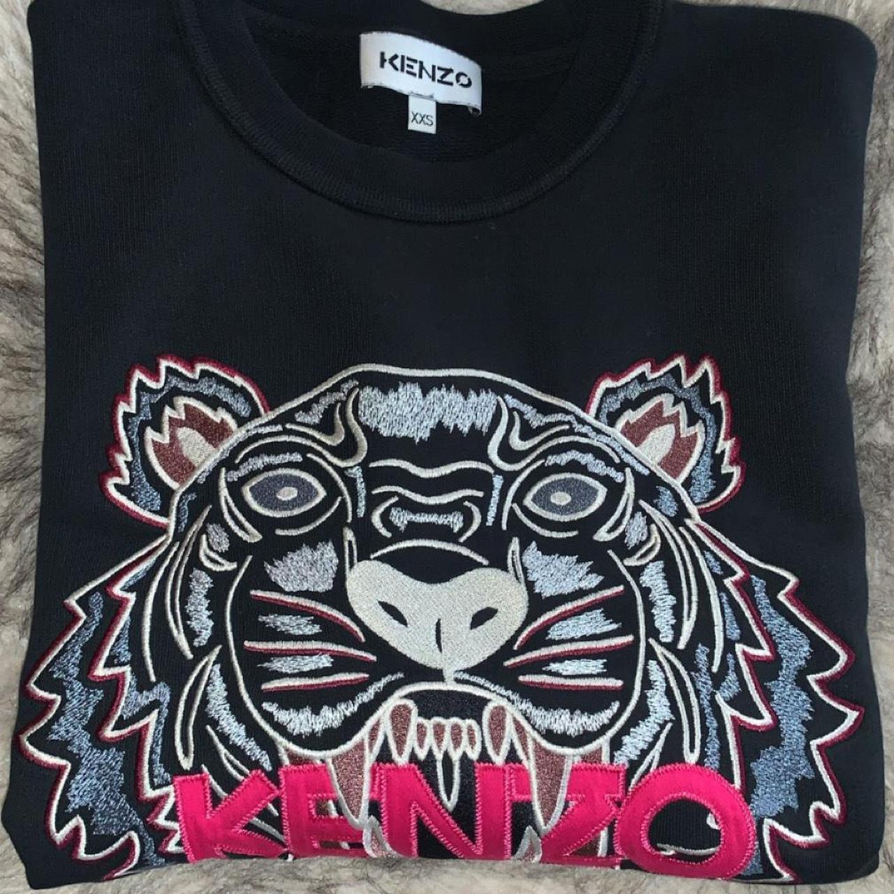 Black and pink kenzo jumper hotsell