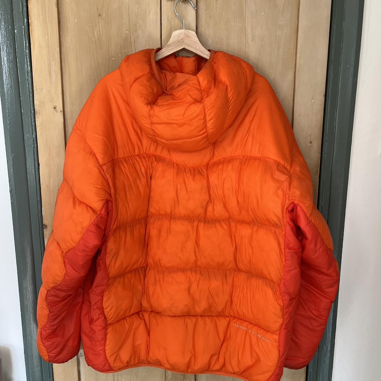 ジャケット・アウター NIKE ACG PAFF DOWN JACKET ORANGE Lightweight quilted padded jacket with high neck Acg Orange