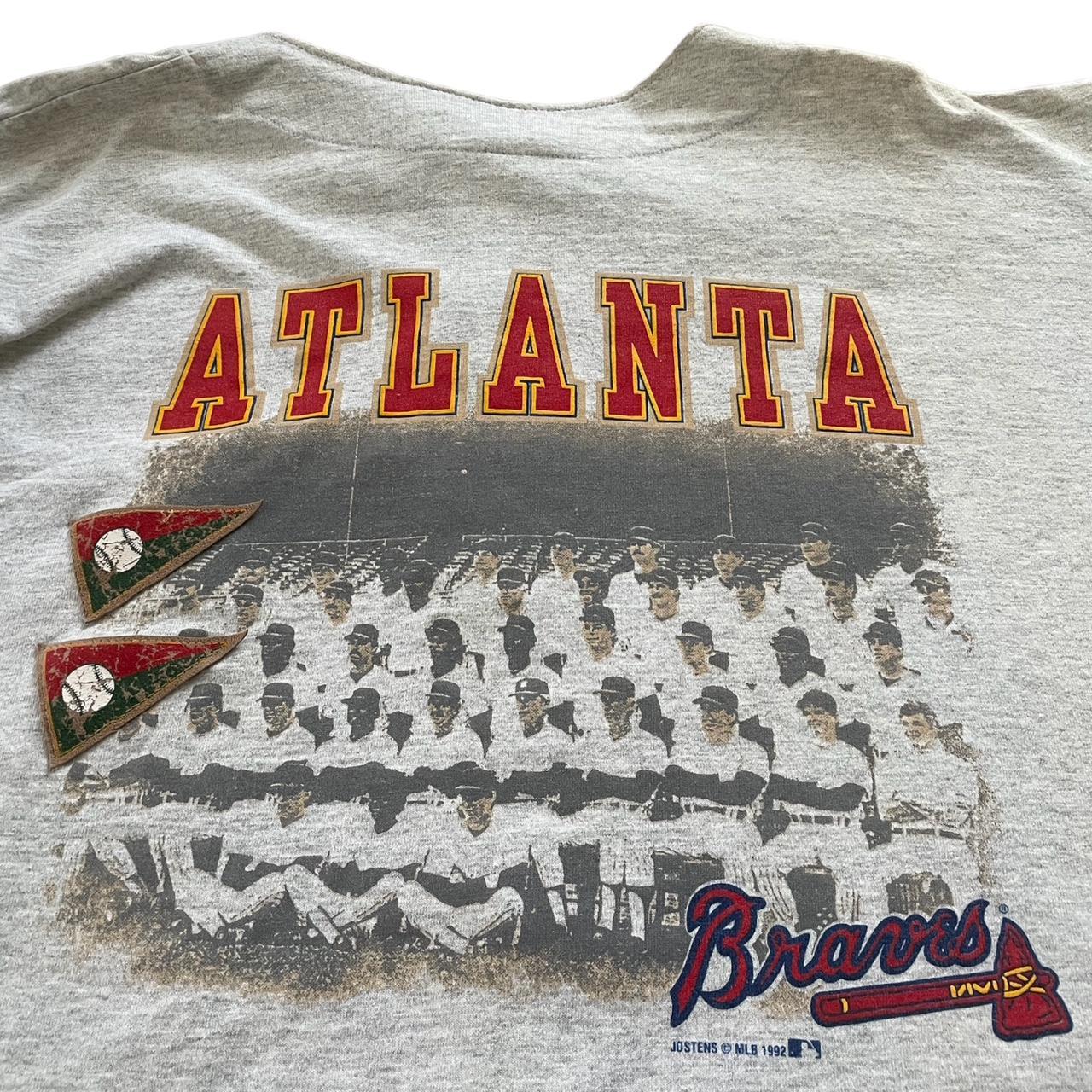 Atlanta Braves T Shirt Men XL Adult Red MLB Baseball Retro Apparel