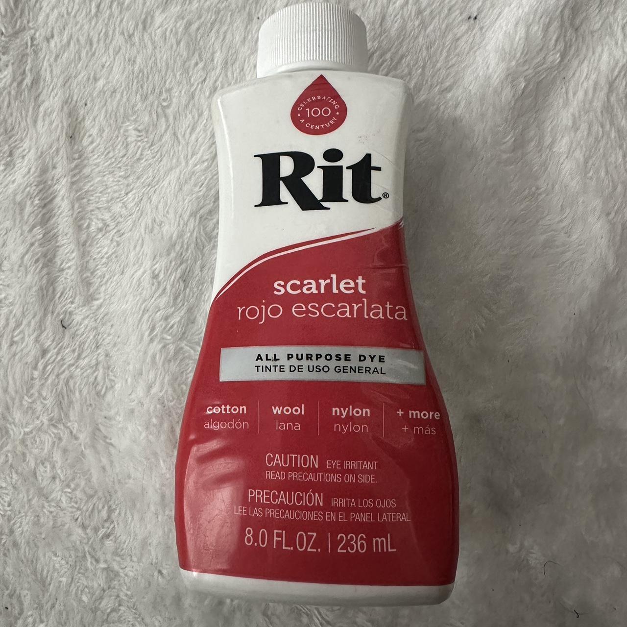 Rit All Purpose Dye, Scarlet - 8.0 fl oz