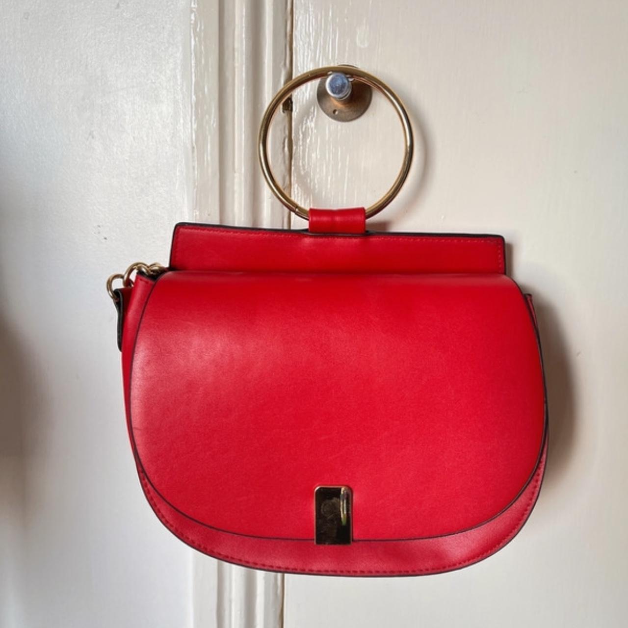 Red clutch bag primark sale